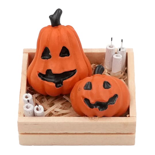 Mini Jack-o'-Lanterns in Crate by Ashland®